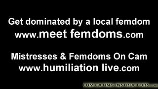 Jizm Slurping And Female Dom Getting Off Instructing Vids