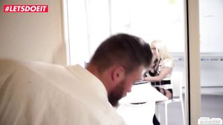 LETSDOEIT - Wild German Chief Damsel Rocks The Janitor's World