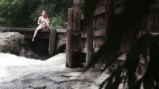 Casual Getting Off On A Trail - freckledRED