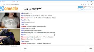 Bashful Omegle Damsel Opens up
