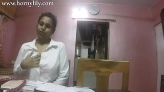 Indian Educator Seducing Her School Schoolgirl With Orgy
