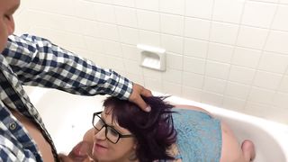 Golden Douche Facial Cumshot & Harsh Face Tearing Up