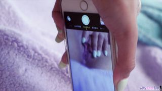 Huge-Boobed honey deepthroats lollipop before doggy style lovemaking