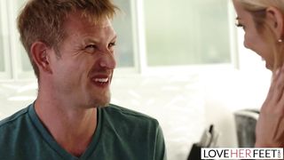 LoveHerFeet - Supah Molten Spraying Blond Acquaintance With Benefits