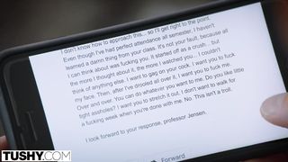 TUSHY Thicc school schoolgirl won't stop until she is gaped by her instructor