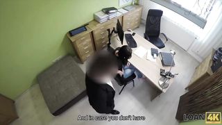 LOAN4K. Twenty-one-yr-elder Bombshell Kristy Ebony Sells Fuckbox