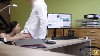 LOAN4K. Twenty-one-yr-elder Bombshell Kristy Ebony Sells Fuckbox