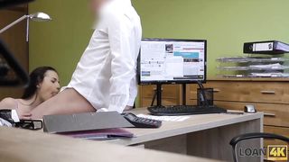 LOAN4K. Twenty-one-yr-elder Bombshell Kristy Ebony Sells Fuckbox