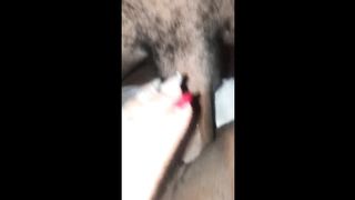 BIG BLACK COCK Screws Mingled Honey in Bathroom