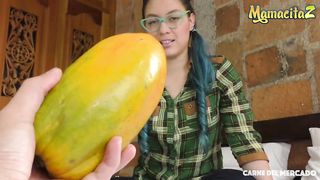 MamacitaZ - Colombian Teenage Maria Pounds Like a Professional From Her First-Ever Pornography Flick