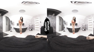 ONLY3XVR - Uber-Sexy Nelly Kent chooses your good-sized meatpipe to gargle and poke in VR