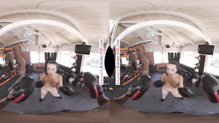Horny America - Whitney Wright demonstrates you her two abilities Boxing and PORKING