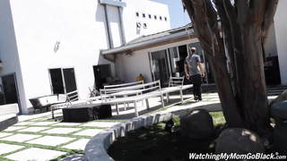 Witnessing Mummy Getting Nailed By Dark-Hued Studs