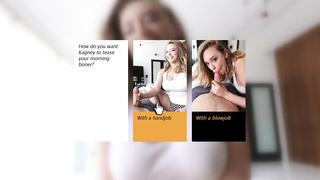 Kagney And AJ - Unbelievable 3 Way