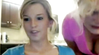 Mommy And Stepdaughter Bare On Web Cam