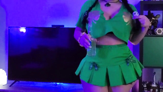 HEFTY BUTT SISTA CHEATS ON BF WITH STEPBROTHER AT ST PATRICKS DAY SOIREE