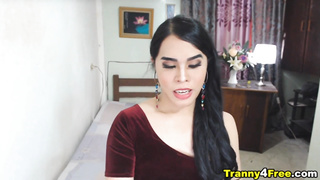Hot Asian Trans Cock Live Jerking