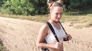 4K POINT OF VIEW PICK UP OUTSIDE part two