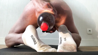 Bottle going knuckle deep mini-rosebud cool