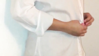 Indian dame unclothe in front of her beau