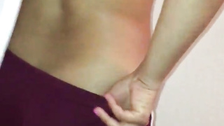 Indian dame unclothe in front of her beau