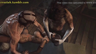 Lulu ravaged firm in 3 DIMENSIONAL monster pornography cartoon