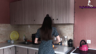 Hubby Voluptuous Ravaging and Labia Gobbling Instead of Lunch