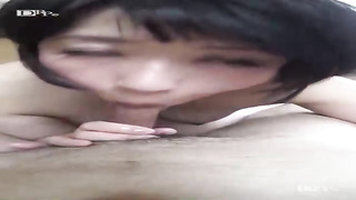 Shoko Takashima is gargling a humungous beef whistle highly softly, wanting to make her paramour jizz
