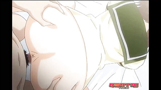 Animation brown-haired is reddening because she despairingly needs a hard-core smash as briefly as possible