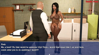 Huge-Titted black-haired, Lily Of The Valley is desperate to get boned stiff and practice an ejaculation
