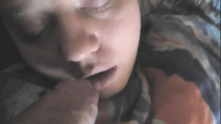 while my sista was sleeping, I groped a member on her lips