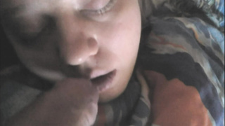 while my sista was sleeping, I groped a member on her lips