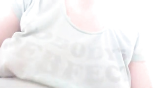 Inexperienced stunner in liberate trousers is stretching her gams broad open and displaying her muff