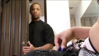 Kaylina is working as a maid and fairly frequently getting plumbed instead of completing her job