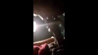 Sex-Positive honey is deepthroating a stranger's cock to get a rail home, late at night