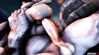 Chesty black-haired, Kokoro knows exactly what to do with a stiff pecker before getting jammed with it