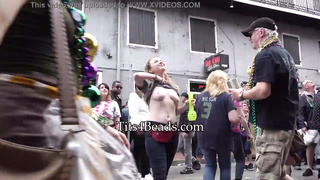 School ladies displaying mammories for beads