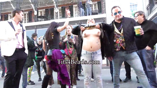 School ladies displaying mammories for beads
