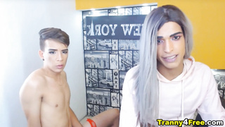 Slutty Trans Gets Asshole Fucking