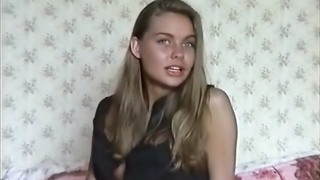 Sexy school damsel, Alexandra took off her clothes and gargled manmeat instead of probing all day