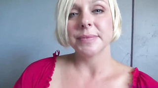 Light-Haired mature with huge, congenital mounds gave a deep, messy bj to her step- son-in-law