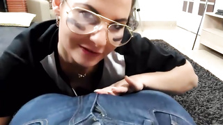 Kat is a man sausage lovin’, Brazilian dark-haired with giant glasses, who knows how to satiate dudes