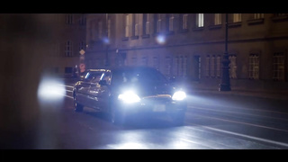 Cosseted whores are having gang fuckfest in the back of a limo, with a luxurious fellow