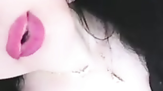 Arab honey, Kahba Maghribia is dancing tango on her own, in a fabulous, dark-hued sundress