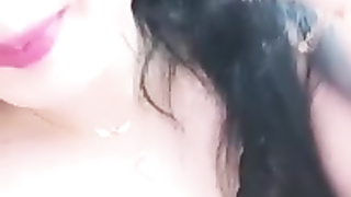 Arab honey, Kahba Maghribia is dancing tango on her own, in a fabulous, dark-hued sundress