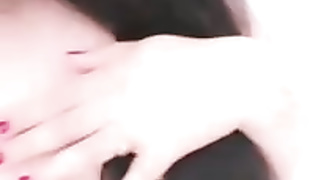 Arab honey, Kahba Maghribia is dancing tango on her own, in a fabulous, dark-hued sundress