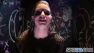 Horny mega-slut with a belly button piercing, Brooklyn Haunt is getting a wild guy’s rock stiff penis