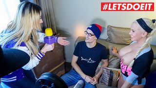 LETSDOEIT - Fortunate Admirer Witnesses His Desire Come True