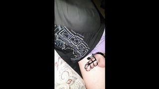 Banging my cuckold while her DL fem cuck spouse obeys us!