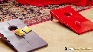 Swinger couples go to open wag pub with their playmates